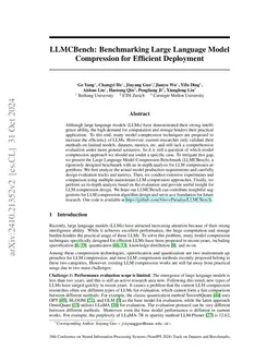 LLMCBench: Benchmarking Large Language Model Compression for Efficient
  Deployment