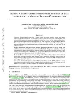 RoBIn: A Transformer-Based Model For Risk Of Bias Inference With Machine
  Reading Comprehension