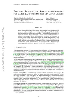 Group-SAE: Efficient Training of Sparse Autoencoders for Large Language Models via Layer Groups