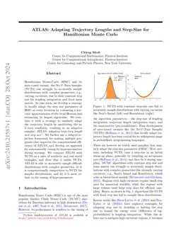 ATLAS: Adapting Trajectory Lengths and Step-Size for Hamiltonian Monte
  Carlo