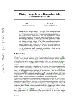 CFSafety: Comprehensive Fine-grained Safety Assessment for LLMs
