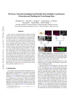 EI-Nexus: Towards Unmediated and Flexible Inter-Modality Local Feature
  Extraction and Matching for Event-Image Data