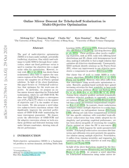 Adaptive Online Mirror Descent for Tchebycheff Scalarization in Multi-Objective Learning