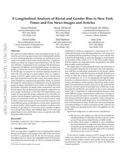 A Longitudinal Analysis of Racial and Gender Bias in New York Times and
  Fox News Images and Articles