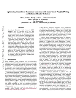 Optimizing Streamlined Blockchain Consensus with Generalized Weighted
  Voting and Enhanced Leader Rotation