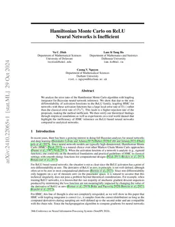 Hamiltonian Monte Carlo on ReLU Neural Networks is Inefficient