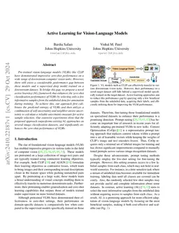 Active Learning for Vision-Language Models