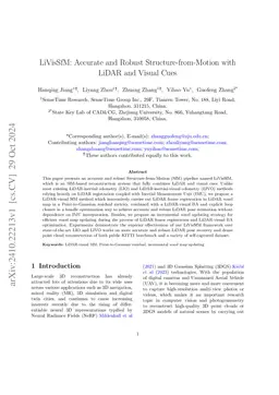 LiVisSfM: Accurate and Robust Structure-from-Motion with LiDAR and
  Visual Cues