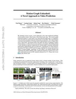 Motion Graph Unleashed: A Novel Approach to Video Prediction