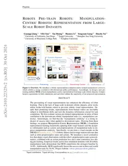 Robots Pre-train Robots: Manipulation-Centric Robotic Representation
  from Large-Scale Robot Datasets