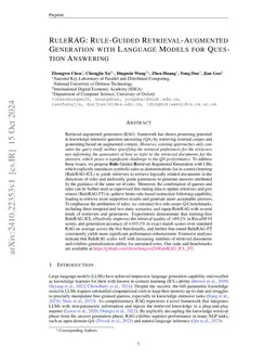 RuleRAG: Rule-Guided Retrieval-Augmented Generation with Language Models for Question Answering