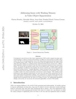 Addressing Issues with Working Memory in Video Object Segmentation