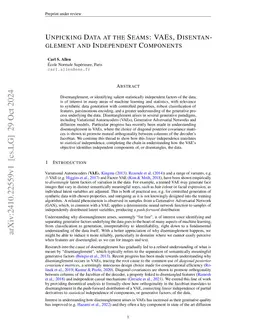 Unpicking Data at the Seams: Understanding Disentanglement in VAEs