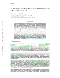 Flow Matching for Posterior Inference with Simulator Feedback