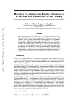 Theoretical Investigations and Practical Enhancements on Tail Task Risk
  Minimization in Meta Learning
