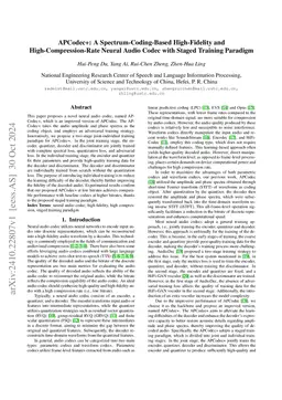 APCodec+: A Spectrum-Coding-Based High-Fidelity and
  High-Compression-Rate Neural Audio Codec with Staged Training Paradigm