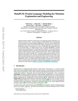 MutaPLM: Protein Language Modeling for Mutation Explanation and
  Engineering