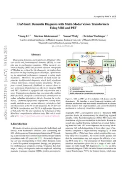 DiaMond: Dementia Diagnosis with Multi-Modal Vision Transformers Using
  MRI and PET