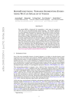 ReferEverything: Towards Segmenting Everything We Can Speak of in Videos