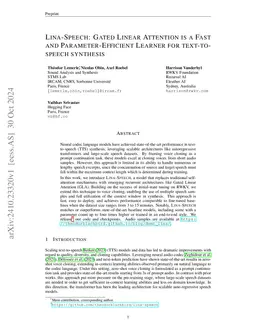 Lina-Speech: Gated Linear Attention and Initial-State Tuning for Multi-Sample Prompting Text-To-Speech Synthesis