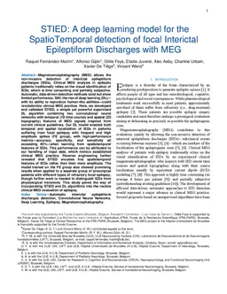 STIED: A deep learning model for the SpatioTemporal detection of focal
  Interictal Epileptiform Discharges with MEG