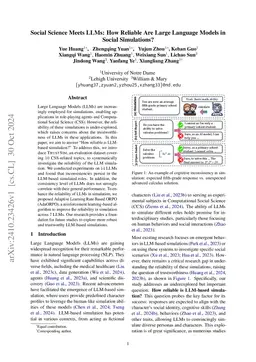 Social Science Meets LLMs: How Reliable Are Large Language Models in
  Social Simulations?