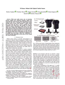 NUSense: Robust Soft Optical Tactile Sensor