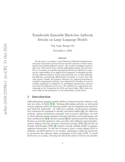 Transferable & Stealthy Ensemble Attacks: A Black-Box Jailbreaking Framework for Large Language Models