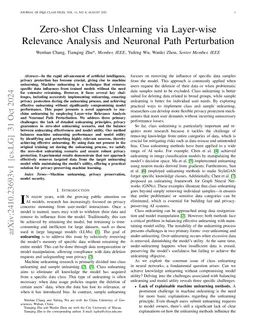 Zero-shot Class Unlearning via Layer-wise Relevance Analysis and Neuronal Path Perturbation