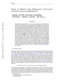 What is Wrong with Perplexity for Long-context Language Modeling?