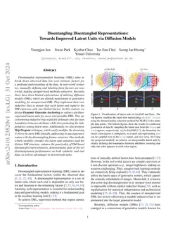 Disentangling Disentangled Representations: Towards Improved Latent
  Units via Diffusion Models