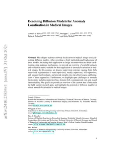 Denoising Diffusion Models for Anomaly Localization in Medical Images