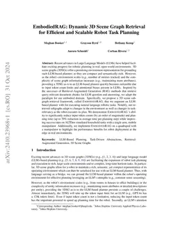 EmbodiedRAG: Dynamic 3D Scene Graph Retrieval for Efficient and Scalable
  Robot Task Planning
