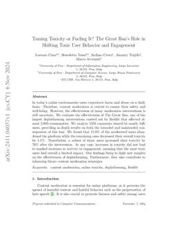 Investigating the heterogenous effects of a massive content moderation
  intervention via Difference-in-Differences