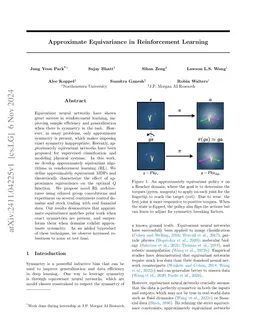 Approximate Equivariance in Reinforcement Learning