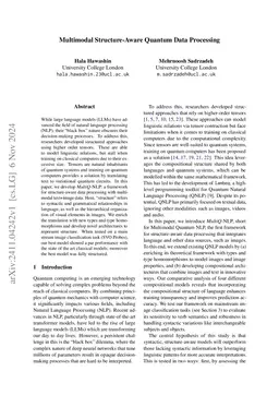 Multimodal Structure-Aware Quantum Data Processing