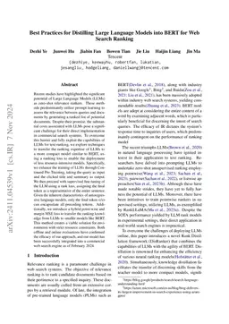 Best Practices for Distilling Large Language Models into BERT for Web
  Search Ranking