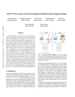 TAP-VL: Text Layout-Aware Pre-training for Enriched Vision-Language
  Models