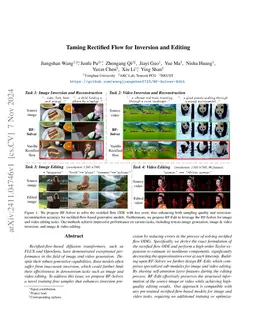 Taming Rectified Flow for Inversion and Editing