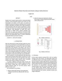 Attention Masks Help Adversarial Attacks to Bypass Safety Detectors