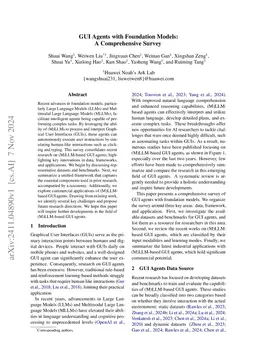 GUI Agents with Foundation Models: A Comprehensive Survey