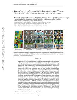 StoryAgent: Customized Storytelling Video Generation via Multi-Agent
  Collaboration