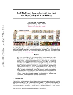 ProEdit: Simple Progression is All You Need for High-Quality 3D Scene
  Editing