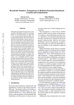 Beyond the Numbers: Transparency in Relation Extraction Benchmark
  Creation and Leaderboards