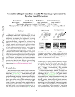 Generalizable Single-Source Cross-modality Medical Image Segmentation
  via Invariant Causal Mechanisms