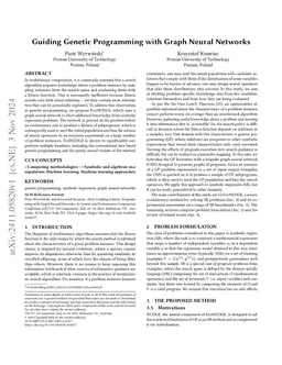Guiding Genetic Programming with Graph Neural Networks