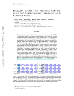 FlexCAD: Unified and Versatile Controllable CAD Generation with Fine-tuned Large Language Models