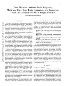 From Electrode to Global Brain: Integrating Multi- and Cross-Scale Brain
  Connections and Interactions Under Cross-Subject and Within-Subject Scenarios