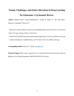 Trends, Challenges, and Future Directions in Deep Learning for Glaucoma:
  A Systematic Review