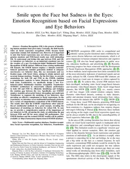 Smile upon the Face but Sadness in the Eyes: Emotion Recognition based
  on Facial Expressions and Eye Behaviors